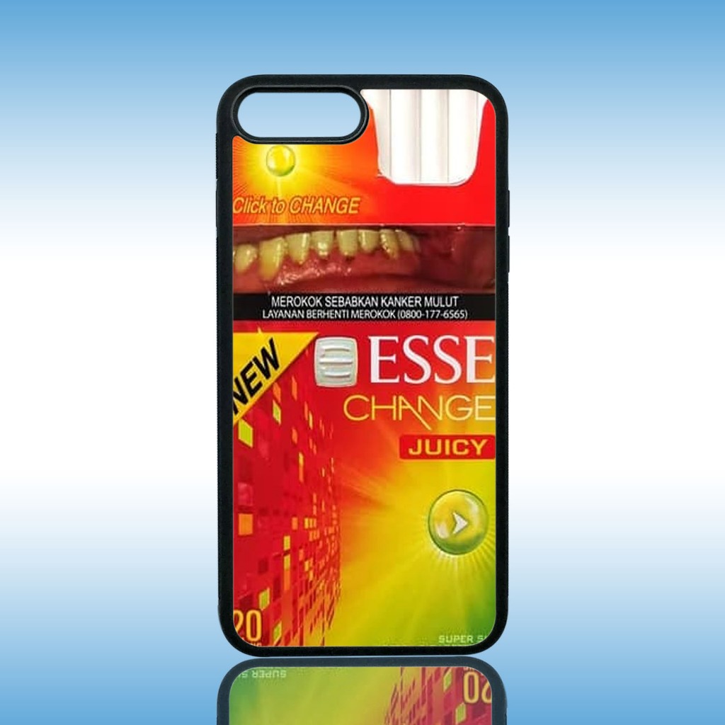 Case IPhone 7 Plus - Casing Hp IPhone 7 Plus ( ESS ) Silikon Hp IPhone 7 Plus - Softcase Glass Kaca 