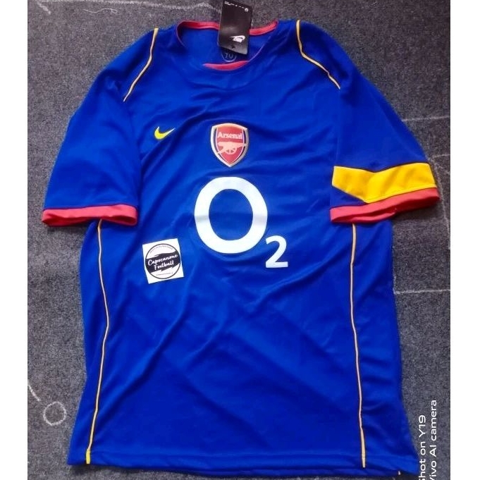 BAJU jERSEY ARSENAL RETRO 2004 2005 2006 2007 04 05 06 07 AWAY Blokecore skena Full celana