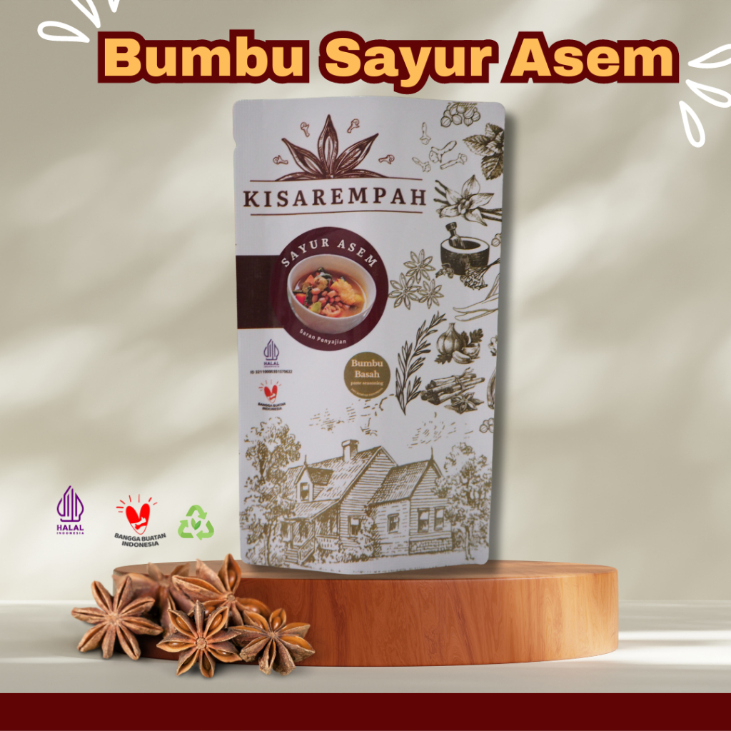 

Bumbu Dasar Sayur Asem | 50gr | Bumbu Instant Cepat Saji by KisaRempah