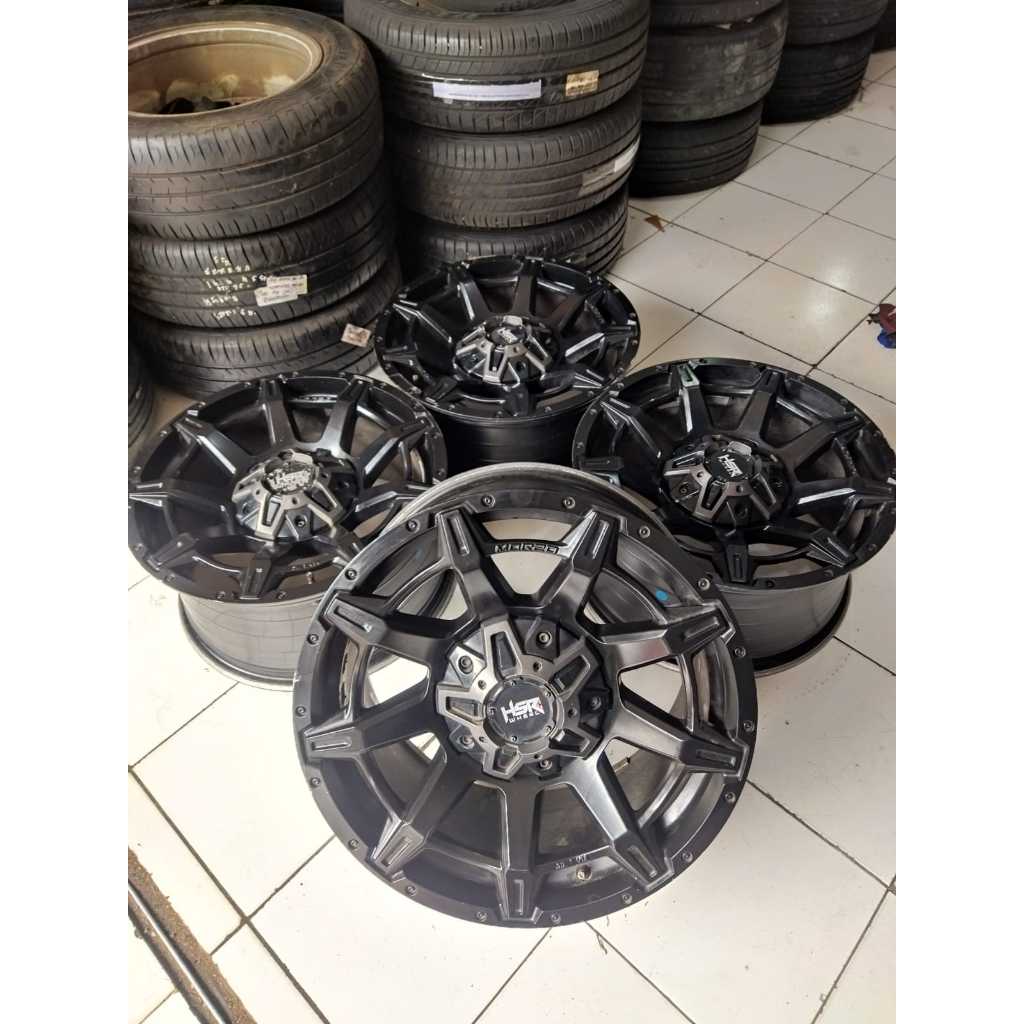 velg mobil murah berkualitas ORI HSR BIRA ring 18 baut 6x139 untuk fortuner pajero