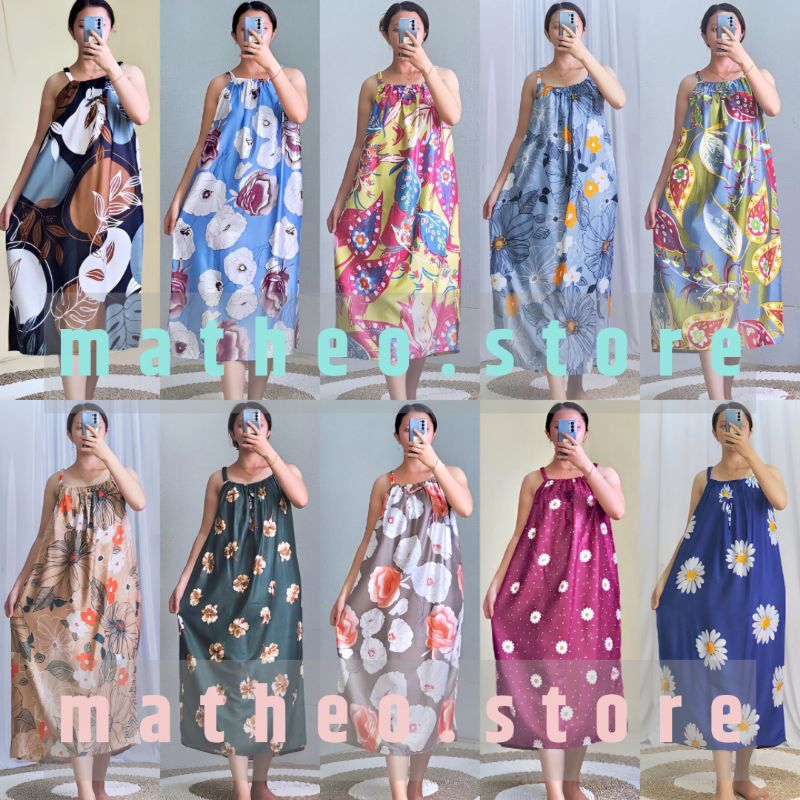 [ DASTER YUKENSI BAHU TALI LOBEK RAYON BALI VIRAL ] TANPA REMPEL DRESS TANK TOP REMAJA SINGLET TALI 