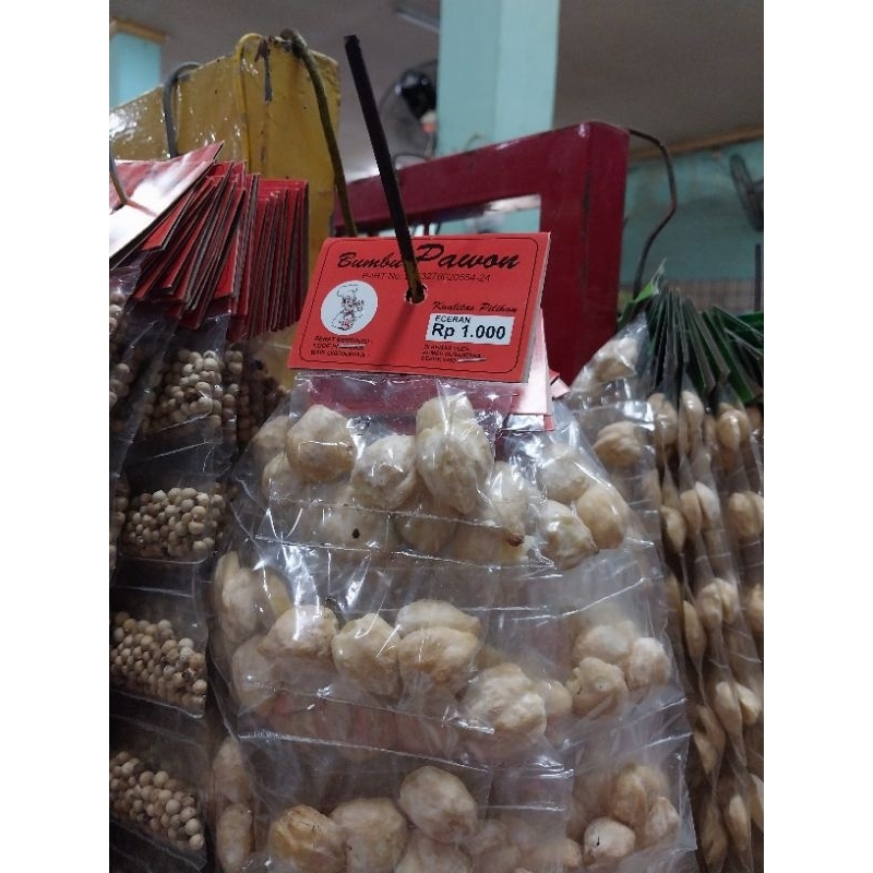 

Aneka bumbu dapur rencengan isi 10 pcs