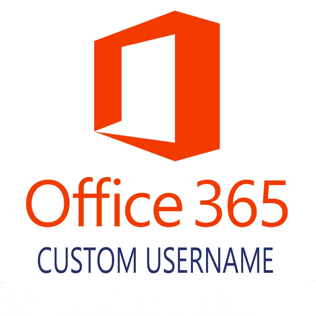 msoffice 365 custom username