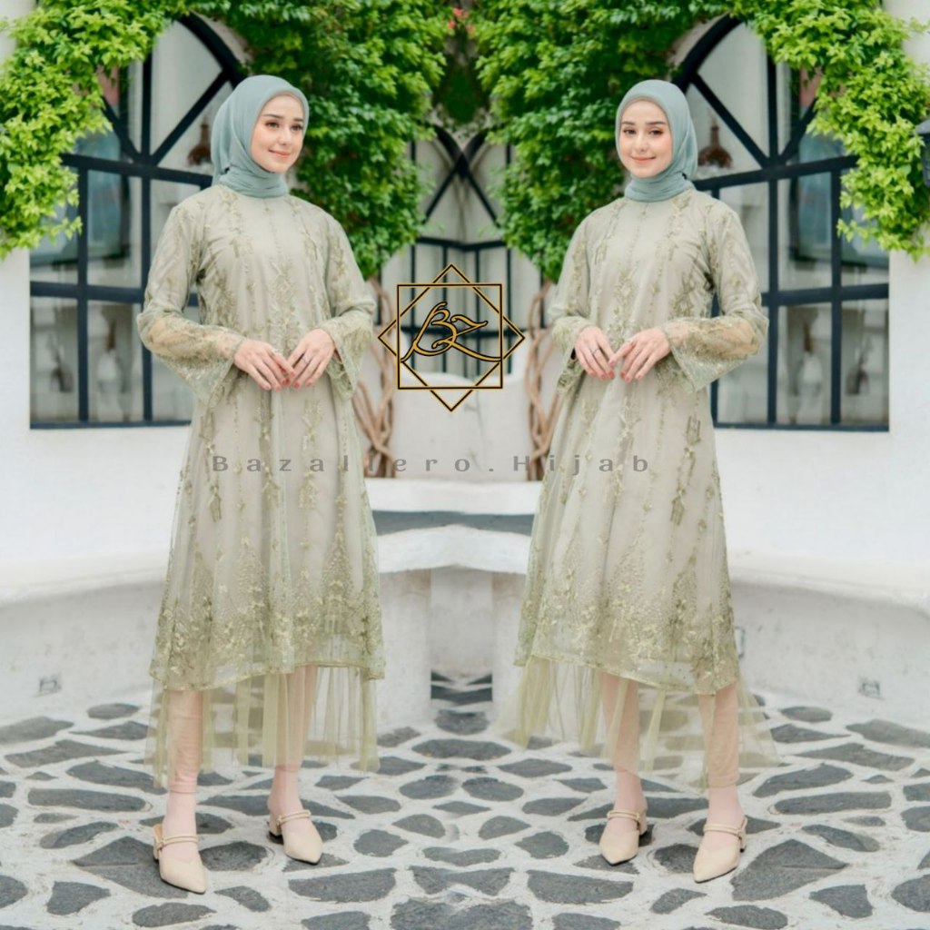 (COD)BZ - GAMIS PESTA KIRANIA DRESS - GAMIS KONDANGAN - GAMIS TILE MODERN - GAMIS MAXI KIRANIA