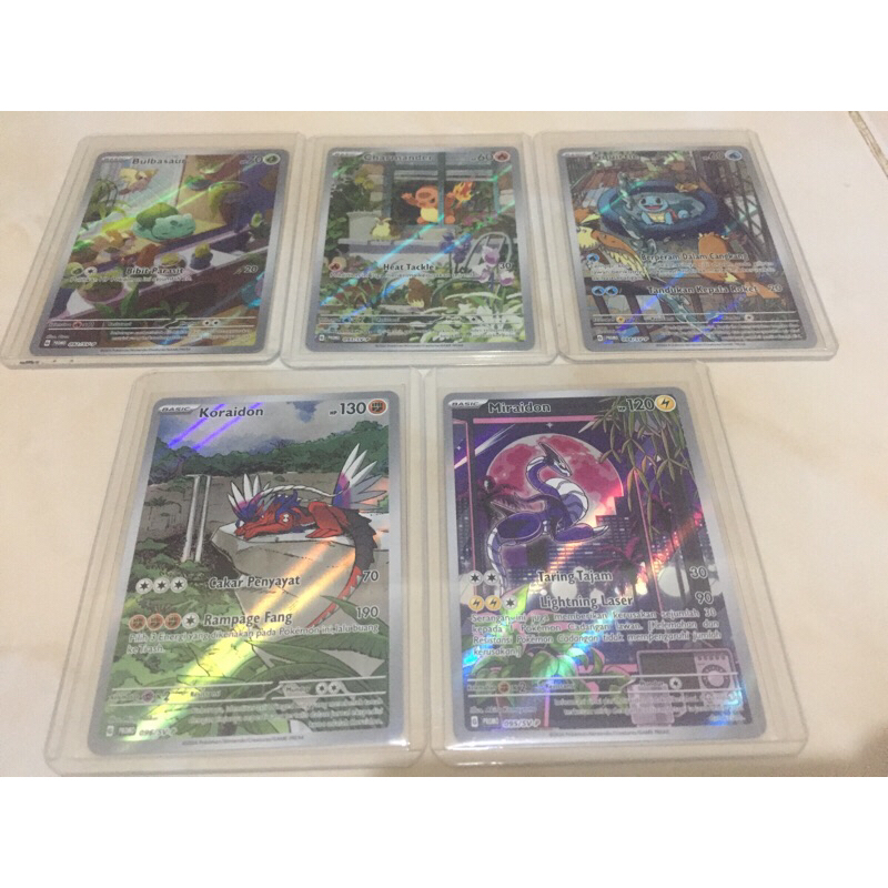 KARTU POKEMON PROMO 1 SET LENGKAP SERI HARTA BERKILAU ex INDONESIA HOLO