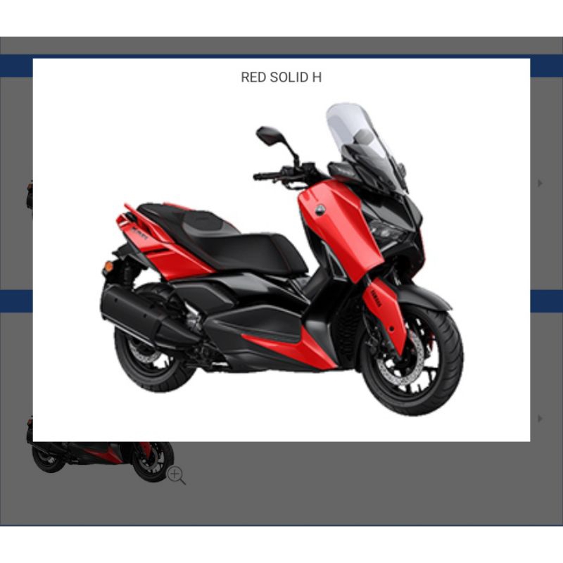 Custom Order Parts Body Xmax X-max 250/300 Connected 2023 Merah Glossy Original Yamaha