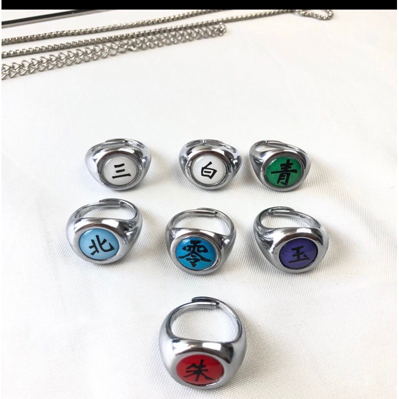 Akatsuki Ring - Cincin Pria Model Naruto Ring Titanium