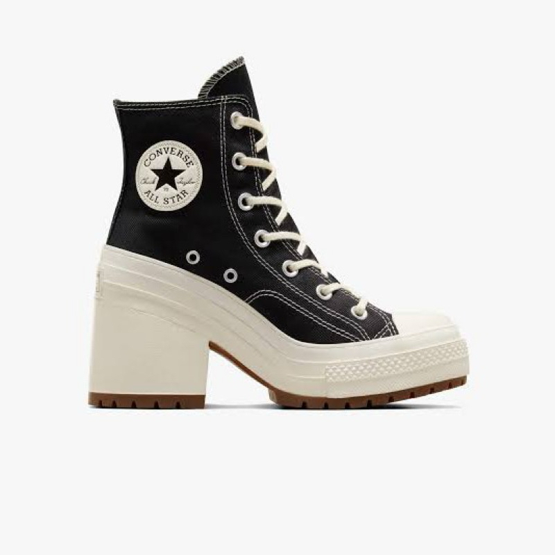 Converse Chuck 70 De Luxe Heel Black Egret Original