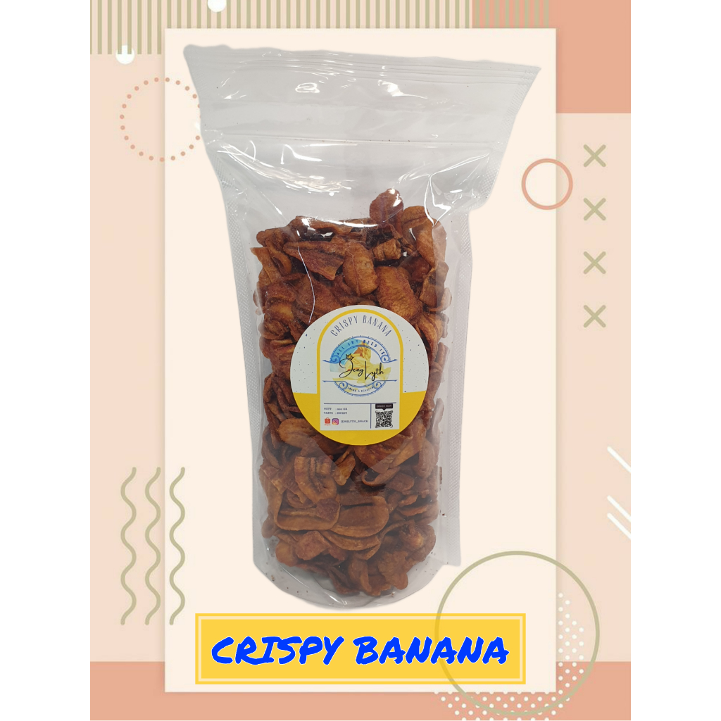 

Keripik Pisang Sale Krispy Crispy Banan Chips Manis Renyah Snack Makanan Ringan Kualitas Terbaik Best Quality