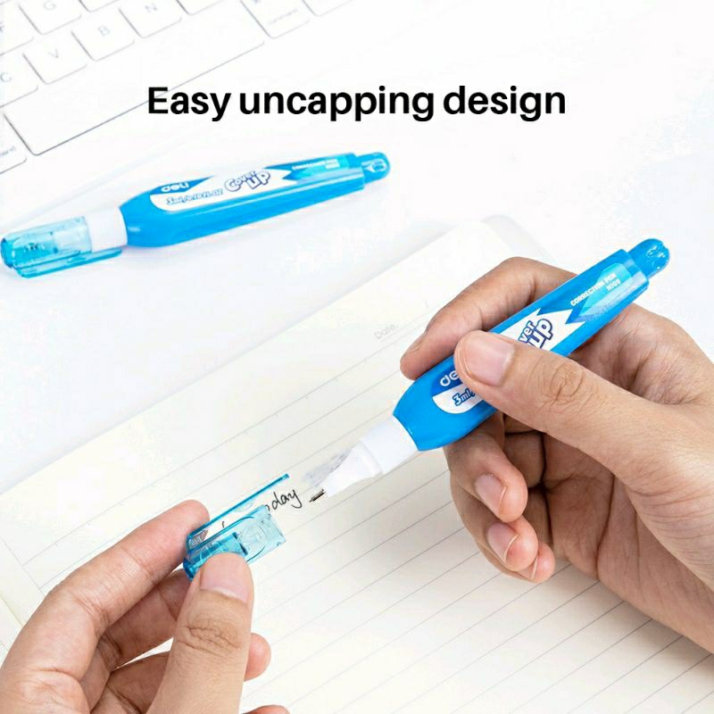 

Deli Correction Pen / Tip Ex 3ml Cepat Kering Dan Tidak Beracun