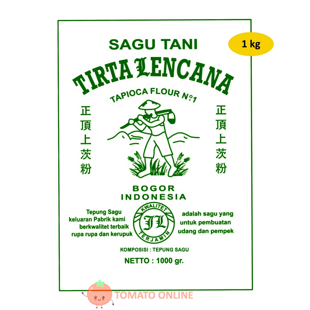 

Tirta Lencana / Tepung Tapioka Sagu Tani / 1 kg 1kg 1000 gram gr G