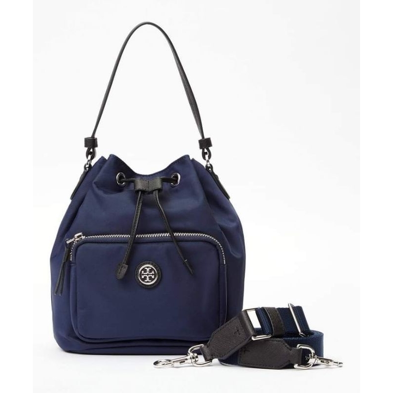 Tas Tory Burch Virginia Bucket Bag navy