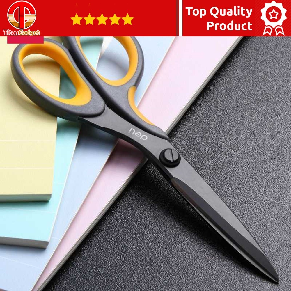 

Gunting Kertas Kain Bahan Jahit Multifungsi Stainless Steel 17.5cm - 6027 Titangadget