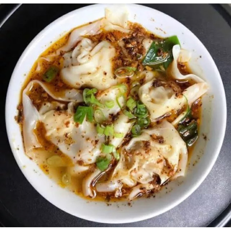 

Wonton Chili Oil Kuah rebus