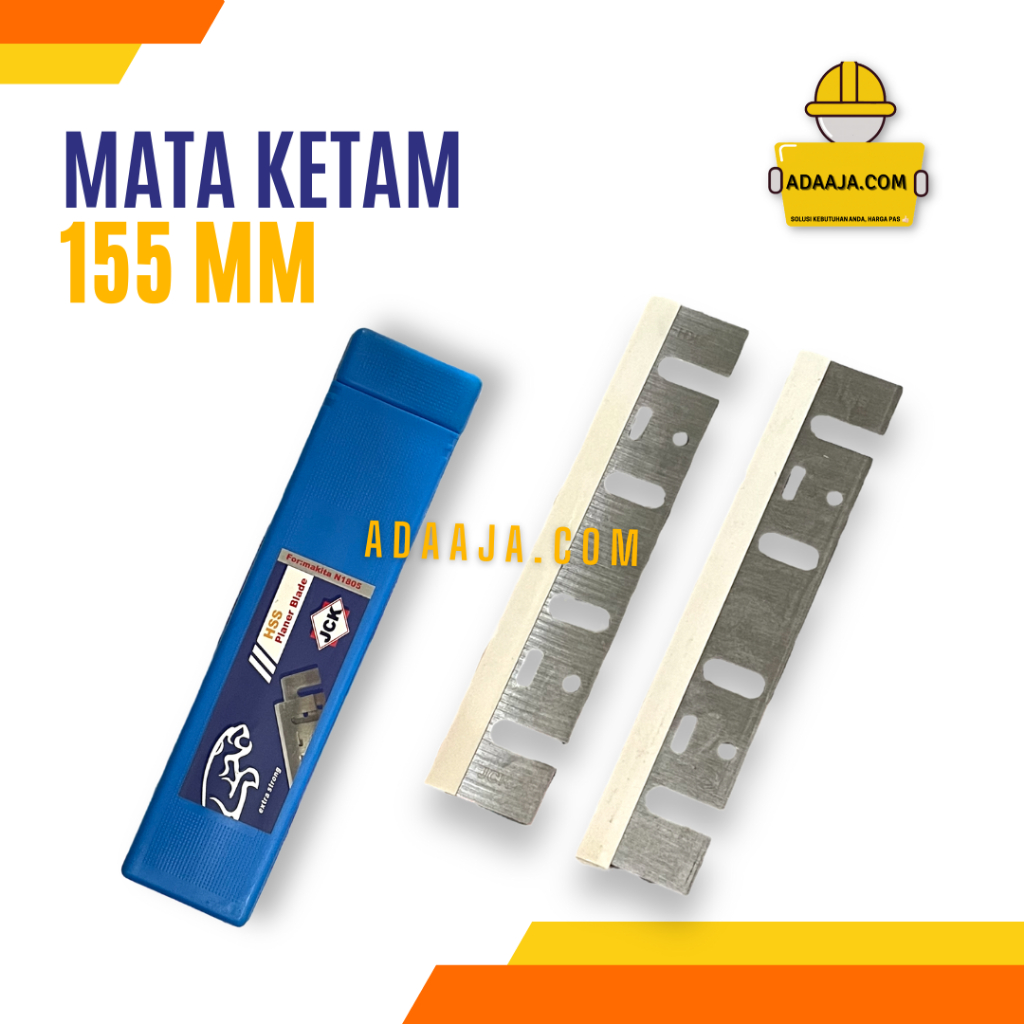 Mata Pisau Serut Kayu Pisau Ketam Planer Blade HSS 155 MM - JCK