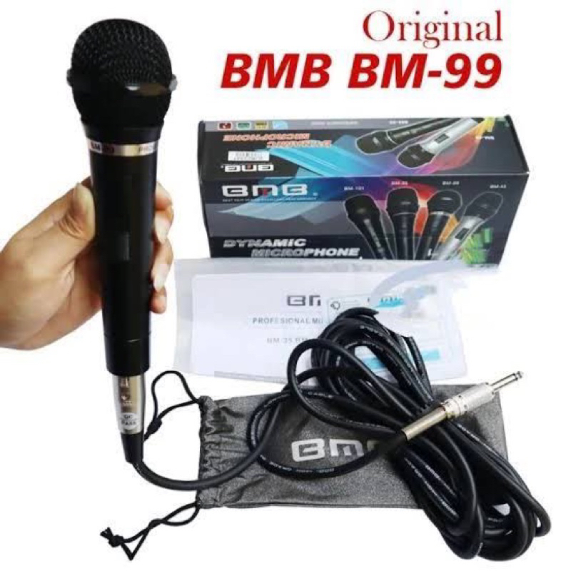 Mic Kabel BMB BM99 BMB mikrofon vokal BMB mic karaoke room Original BM 99 SNI Resmi garansi