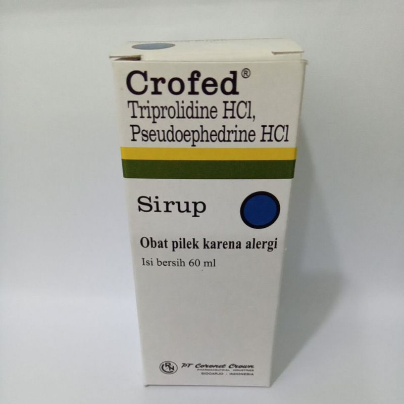 CROFED SIRUP OBAT PILEK ALERGI isi 60ml*