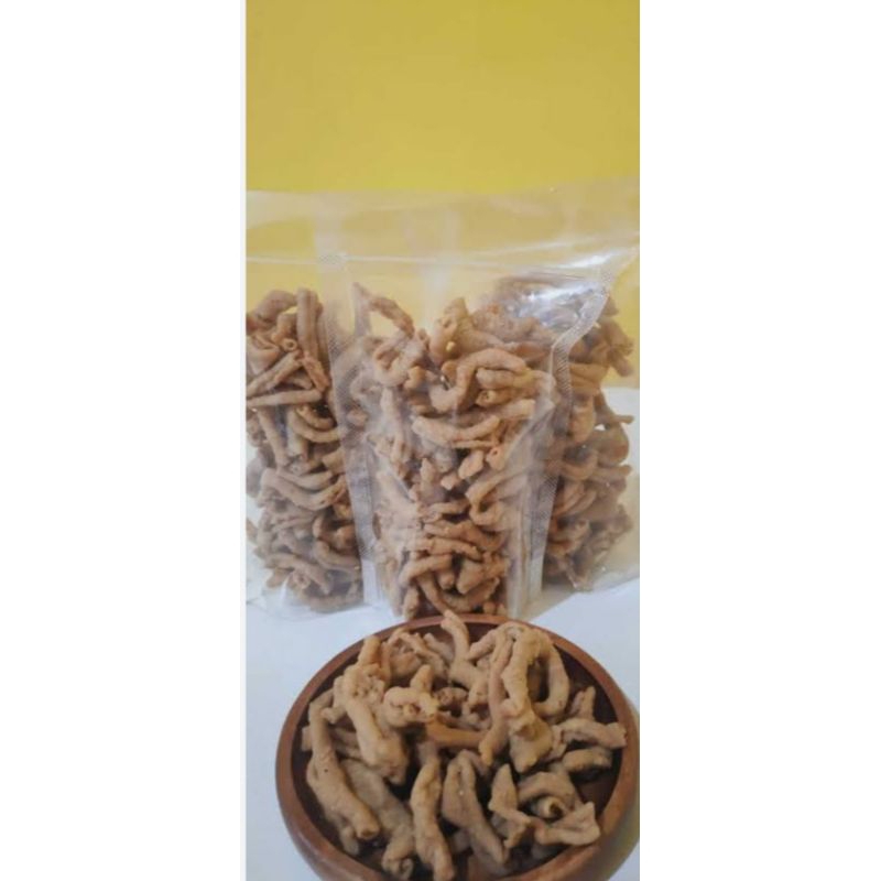 

kripik usus ayam gurih renyah