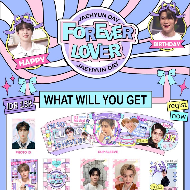 JAEHYUN BIRTHDAY FANKIT FOREVER LOVER 2024 NCT 127 AR PHOTOCARD