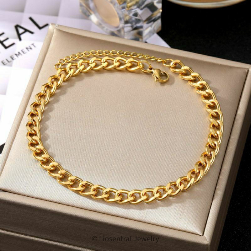 Liosentral - Gelang Tabita 3 | gelang titanium anti karat anti luntur gelang sisik naga lingkar tang