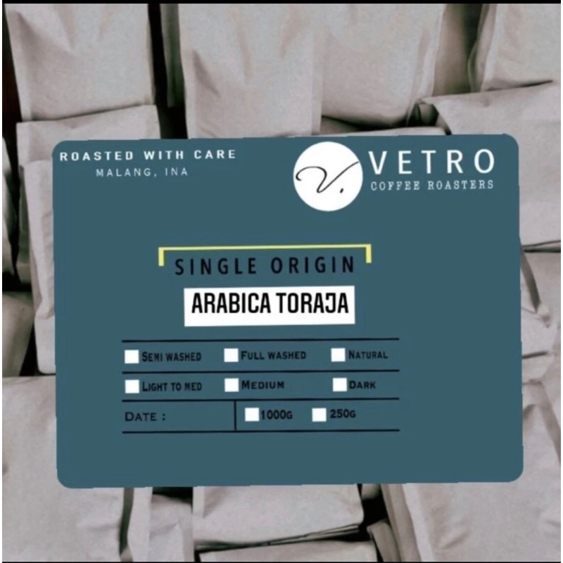 

ARABIKA TORAJA 1 kg | ROASTED | BUBUK / BIJI