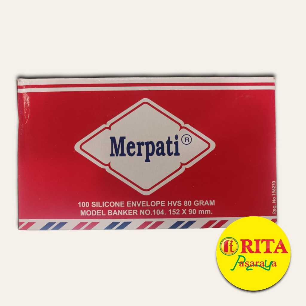 

Merpati - Amplop 152 mm x 9 mm