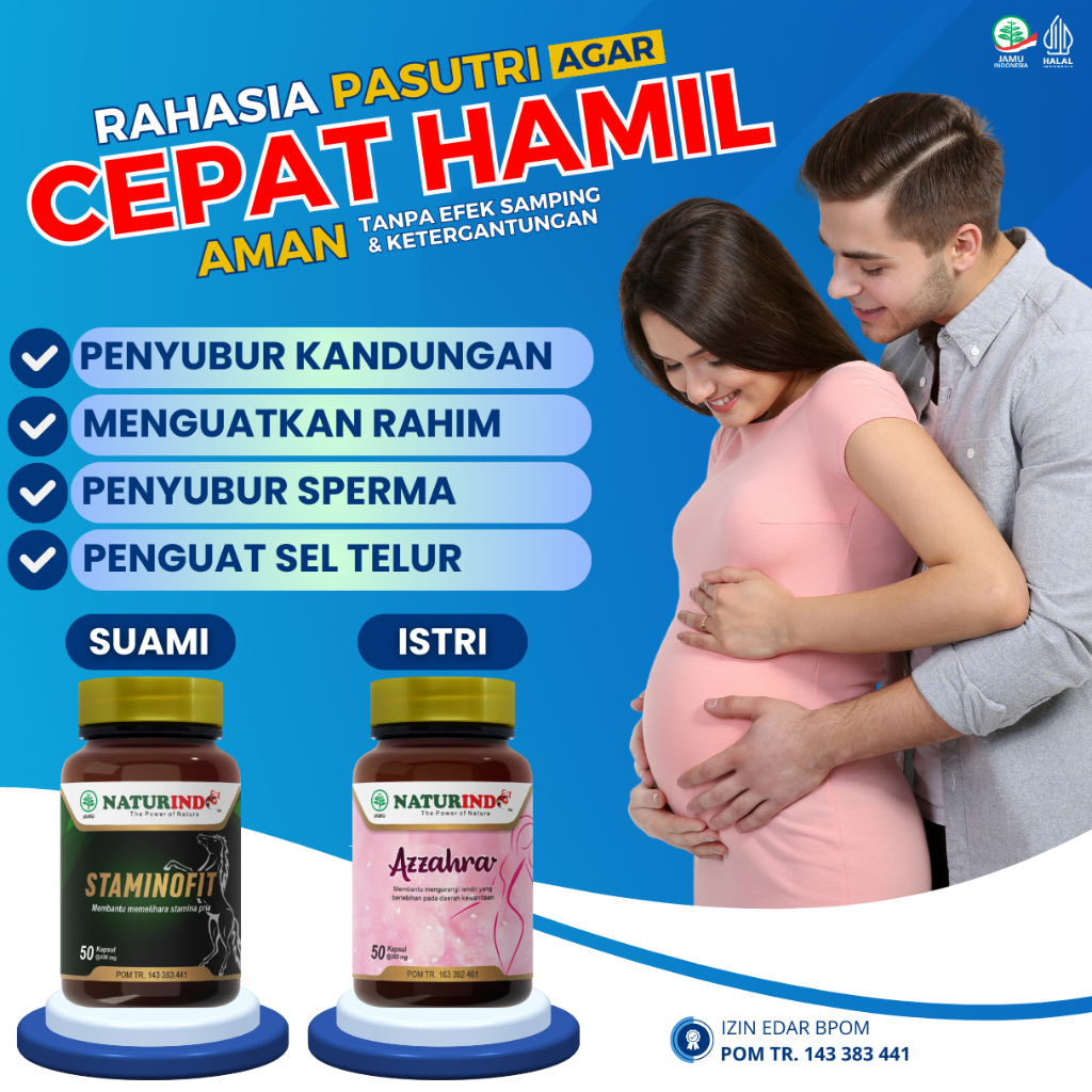 Paket Promil Herbal Alami Program Hamil Suami dan Istri Naturindo