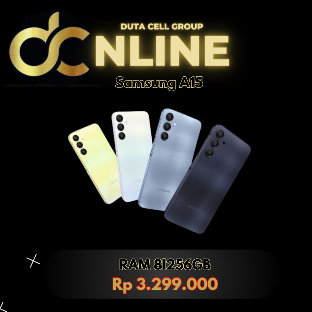 Samsung A15 RAM 8|128GB
