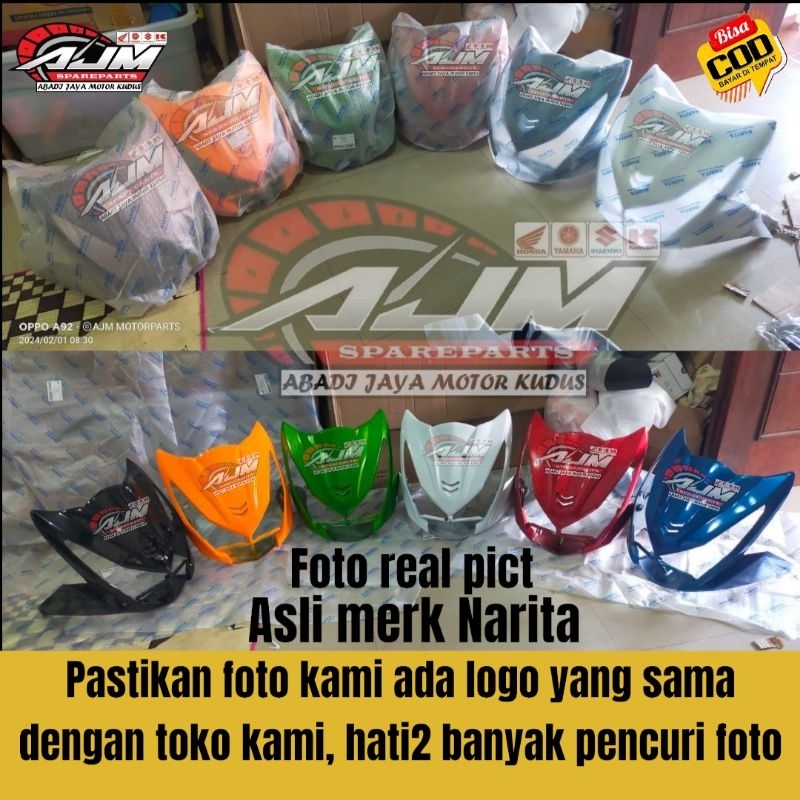 Body depan TAMENG Beat Fi Panel Bodi Cover Depan Honda Beat FI esp 2013 2014 2015 2016 NARITA ORI Pr