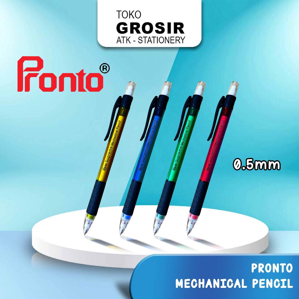 

PRONTO Supreme Mechanical Pencil 0.5mm / Pensil Mekanik Pronto Murah