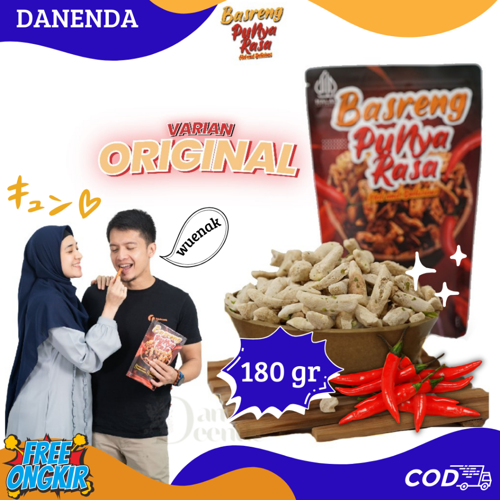 

Basreng Punya Rasa Original Keripik Basreng Stick Rasa Gurih Ekstra Daun Jeruk Bumbu Medok Melimpah