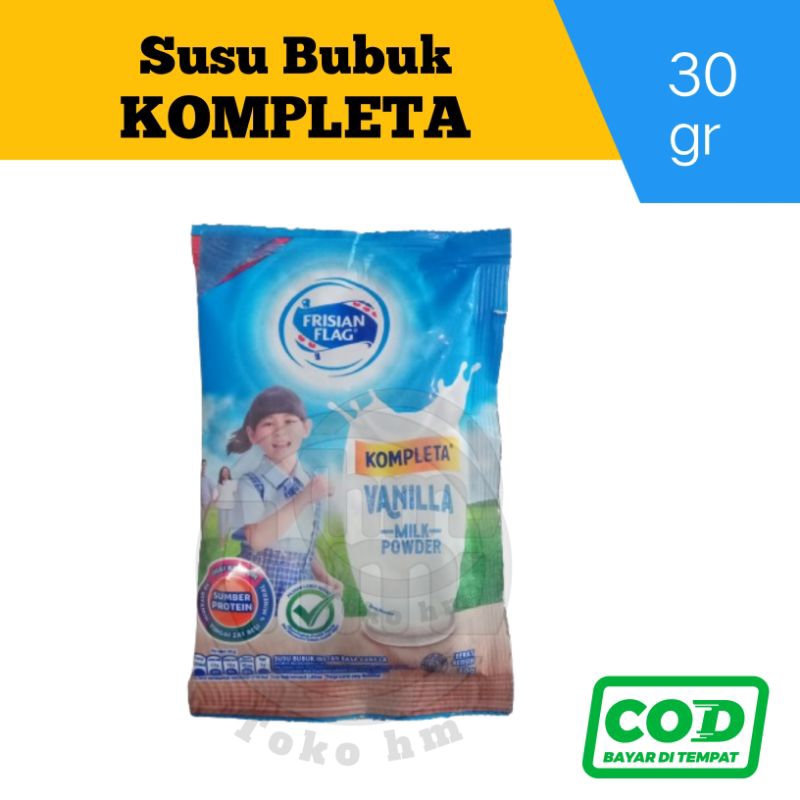 

Susu bubuk frisian flag KOMPLETA 30gr