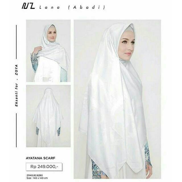 ZOYA AYATANA SCARF  Scarf jumbo ukuran 140cm x 140cm