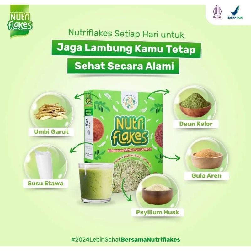 

Nutriflakes Sereal Umbi Garut Asam Lambung Ampuh Mengatasi Asam Lambung Gerd, Maag