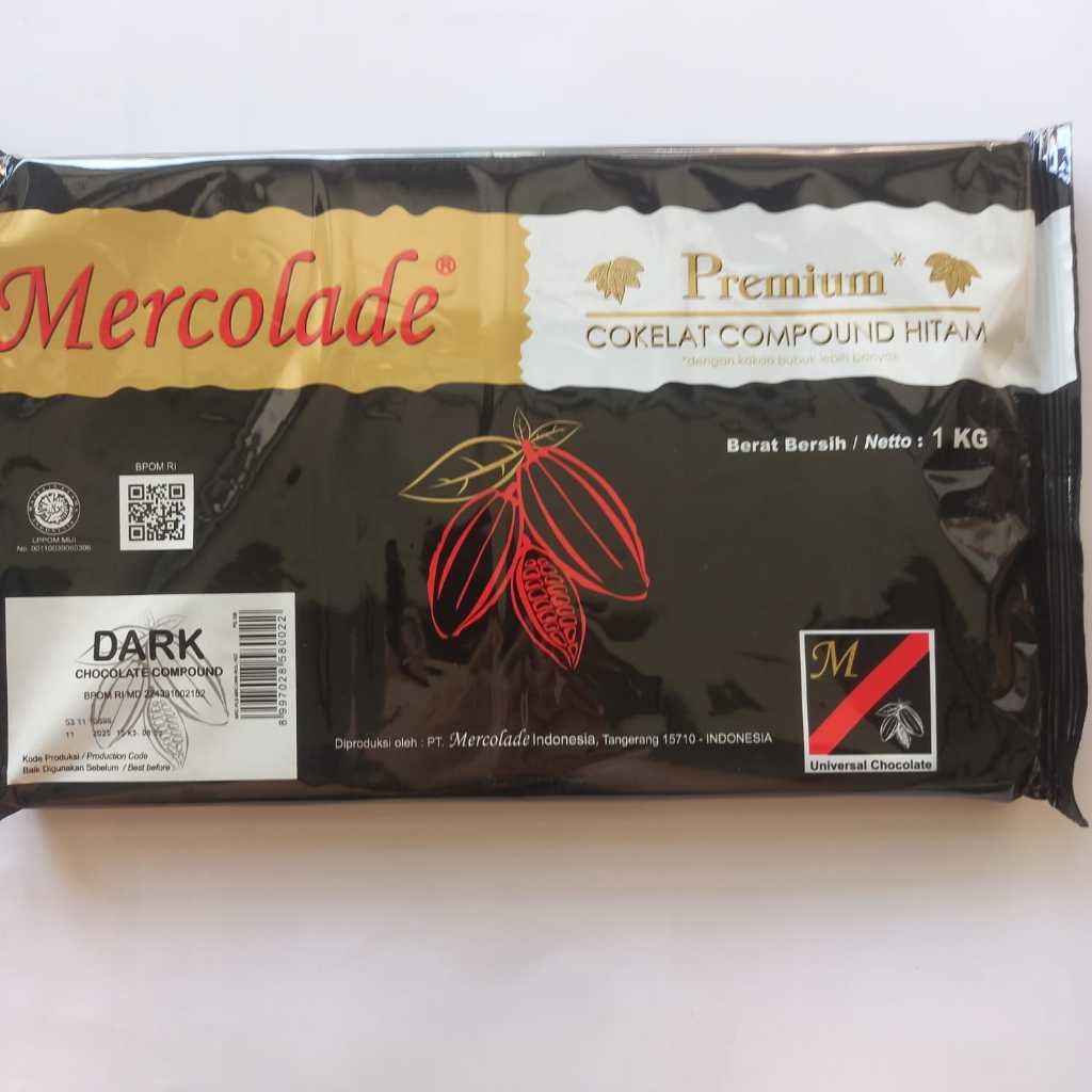 

Mercolade Coklat Compound Dark Premium 1kg