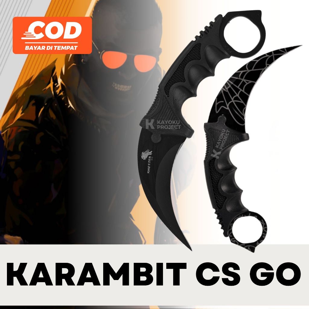 Karambit CS GO / Pisau Survival Collector Knife Tacticl Stainless / Kerambit CSGO