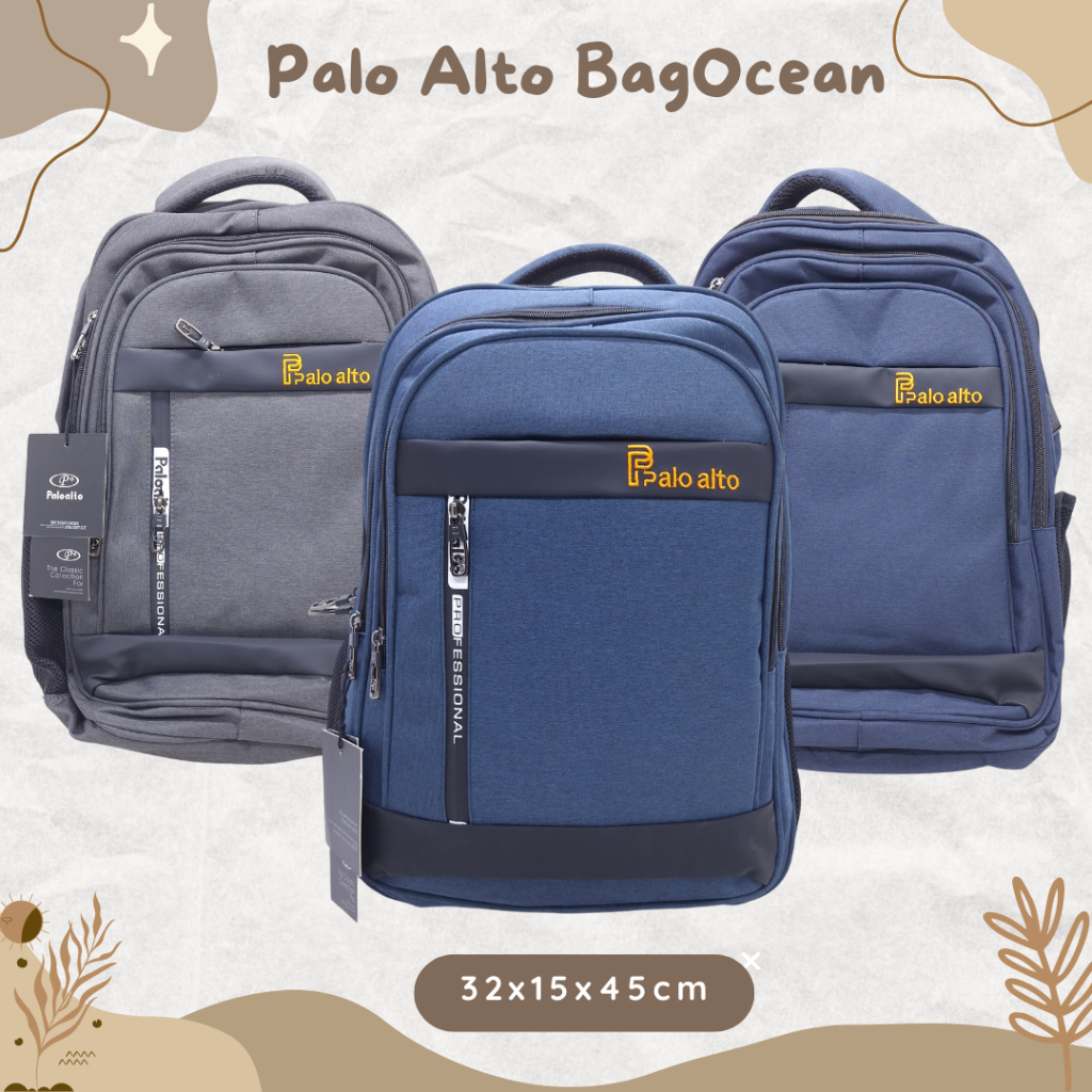 RANSEL LAPTOP PALO ALTO 18 INCH ORIGINAL / TAS SEKOLAH COWOK SMP SMA KULIAH PRIA PALO ALTO ASLI 18" 