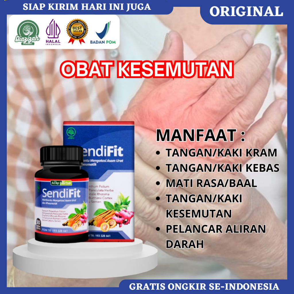 Obat Kesemutan, Obat Kebas, Obat Kram, Obat Pelancar Aliran Darah, Obat Kebas, Obat Penyumbatan Pemb