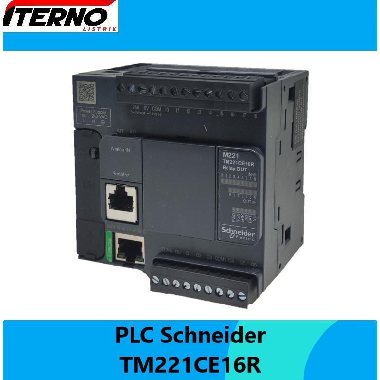 TM221CE16R PLC Schneider 16IO Modicon M221