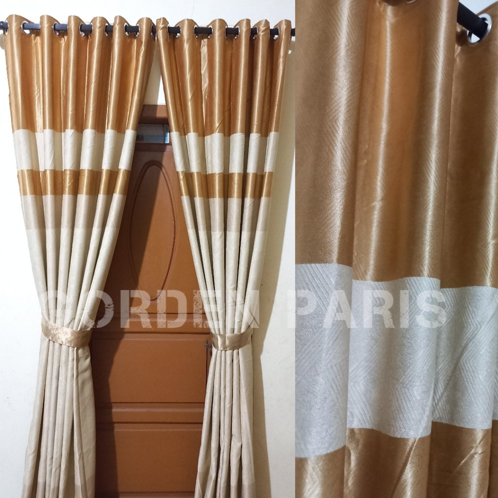 GORDEN JENDELA PINTU KAMAR DASAR KAIN BLACKOUT KOBE IMPORT TEBAL MOTIP PELANGI SALUR GORDEN BLACKOUT