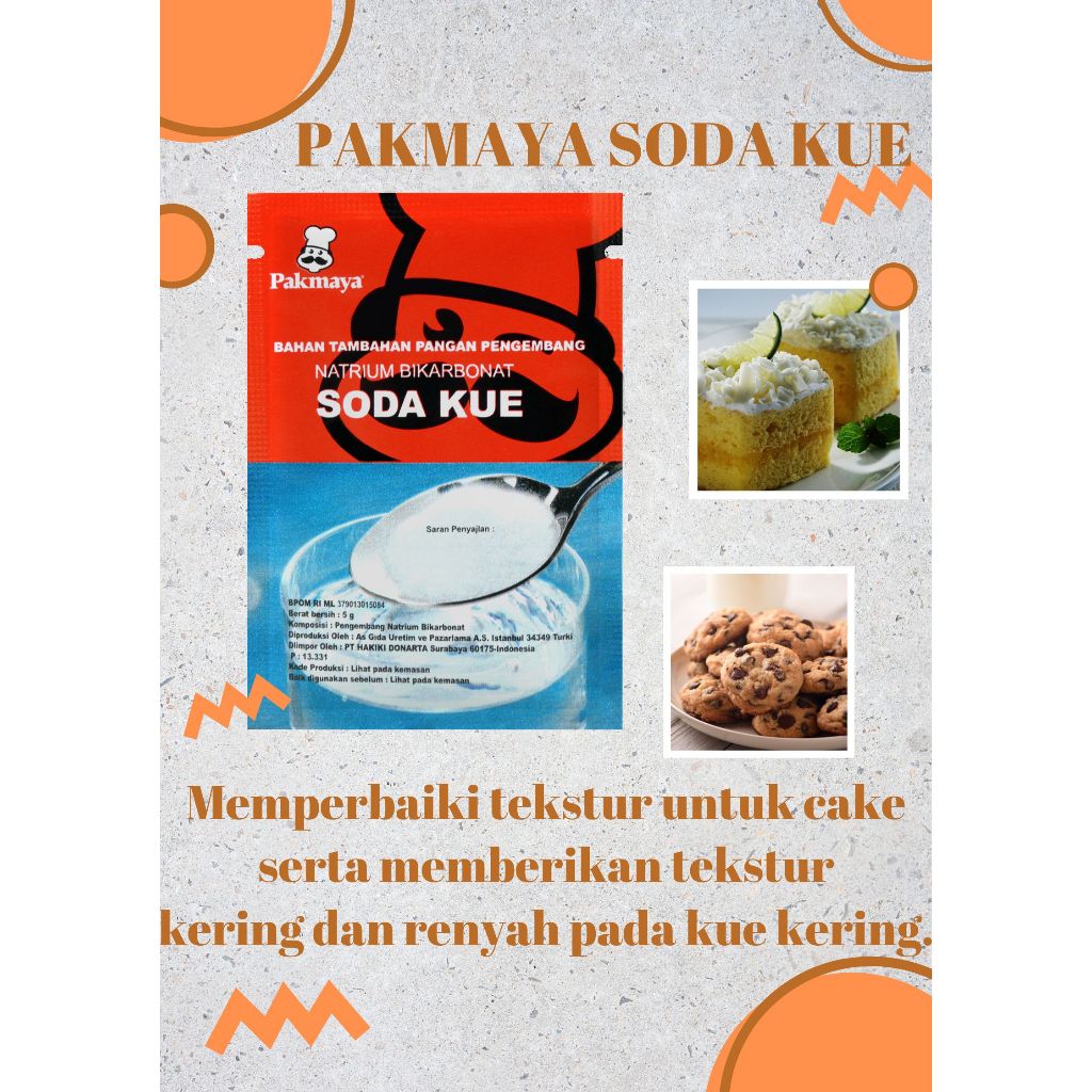 

Pakmaya Soda Kue 1 Slop