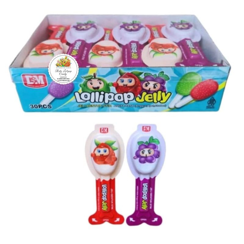 

PERMEN LOLIPOP JELLY BOX ISI 30 PCS