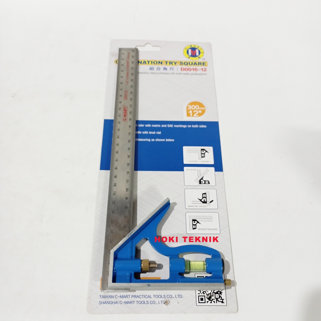 

Penggaris Siku Waterpass 30cm Cmart