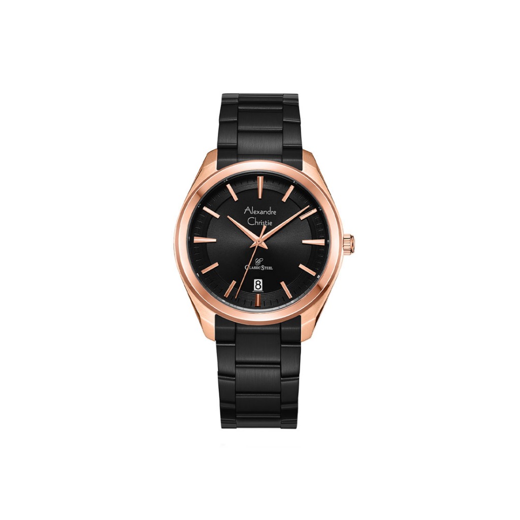 Alexandre Christie AC 8654 Jam Tangan Pria Stainless Steel