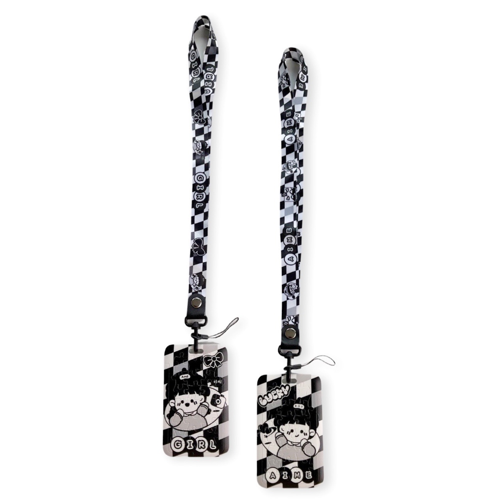 

Scoop Lanyard Kalung Name Tag Kotak Hitam Putih 67390300