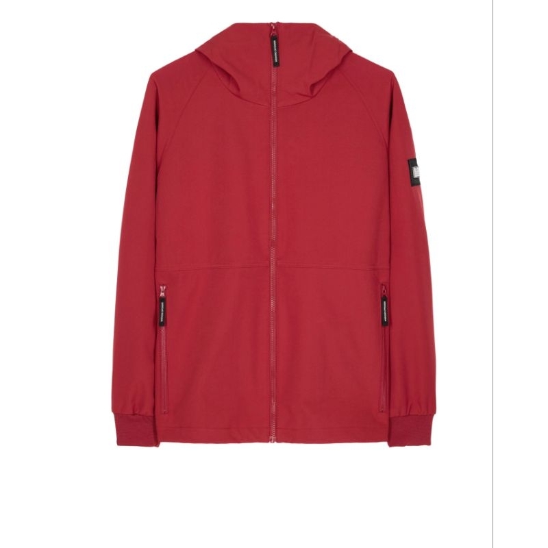 Weekend Offender Stipe Softshell Jacket Scarlet Red Original