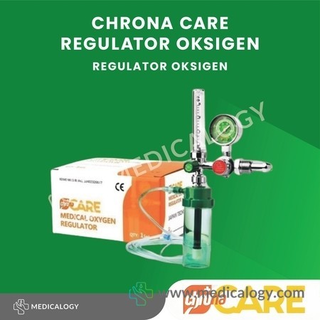 Regulator Oksigen Chrona Care / Manometer / Alat Ukur Tekanan Oksigen