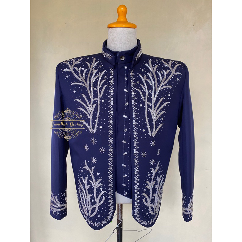 Beskap pengantin jawa || Beskap solo || Beskap pria navy || Beskap pengantin || Beskap pengantin jaw