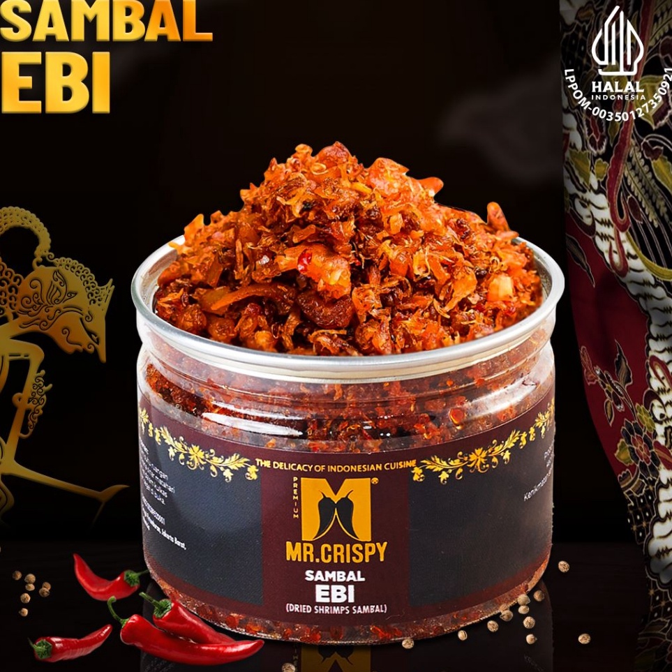 

KODE X72W Sambal Ebi Kering Asli Kalimantan MrCrispy