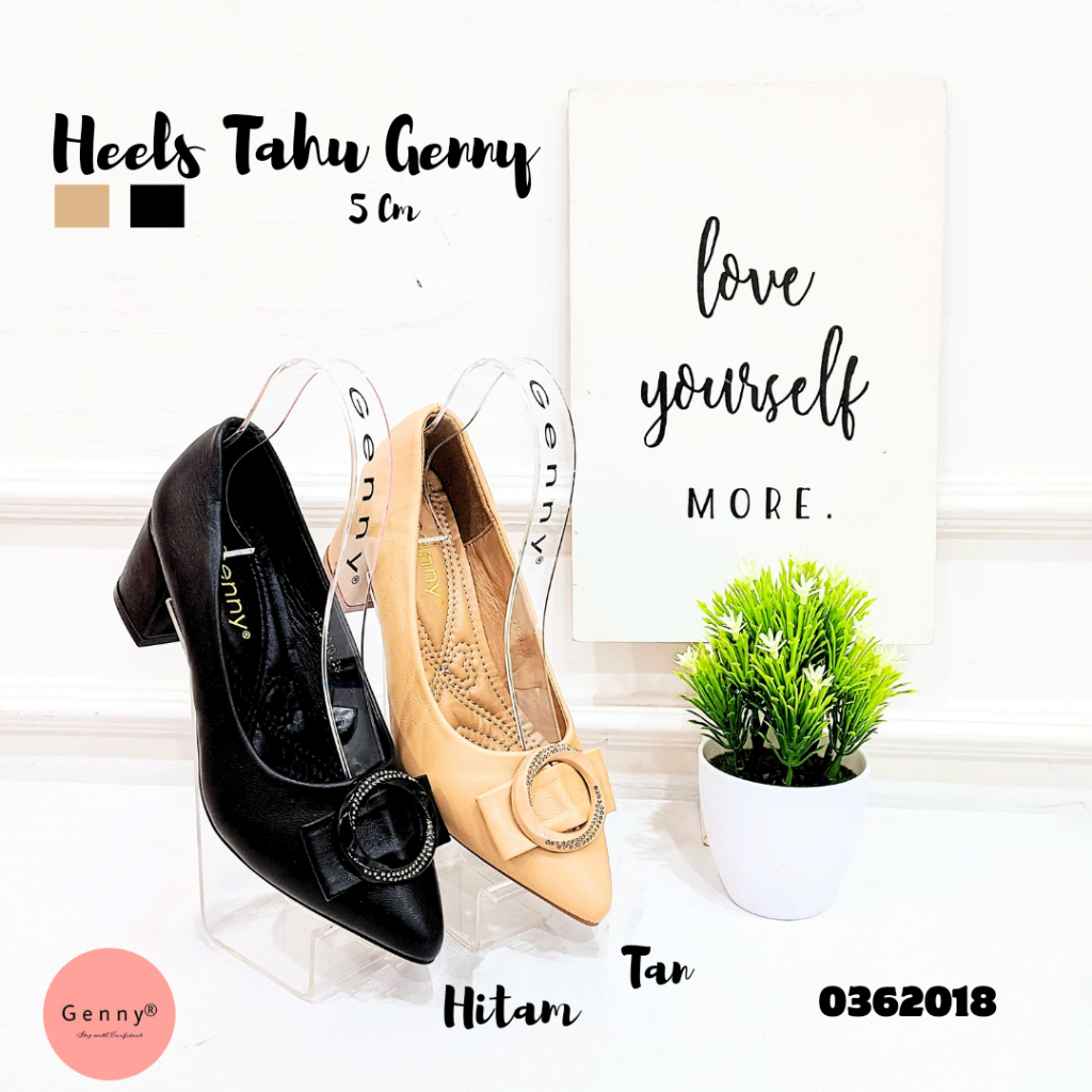 Genny Sepatu Heels 5 cm Wanita Genny Import (0362018)